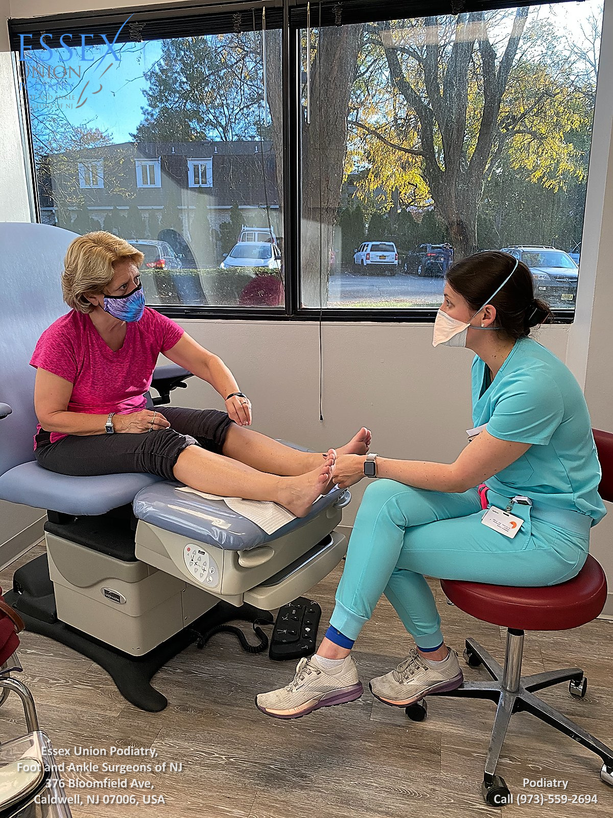Podiatrist treatment at Essex Union Podiatry in Caldwell, NJ